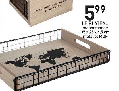 le plateau mappemonde