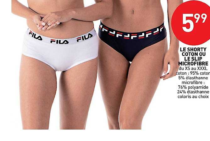 Le Shorty Coton Ou Le Slip Microfibre