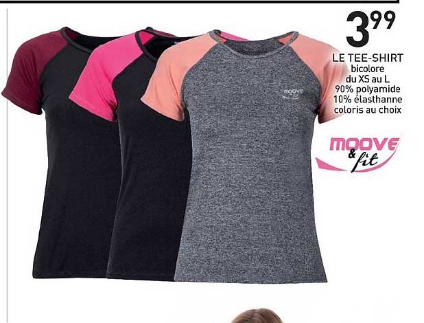 le tee shirt moove & fit