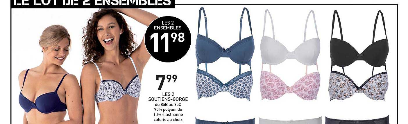 les 2 soutiens gorge