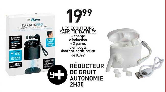 les écouteurs sans fil tactiles be wave