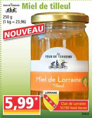 les fous de terroirs miel de tilleul