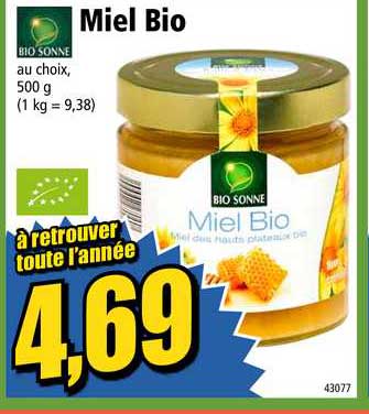 miel bio bio sonne