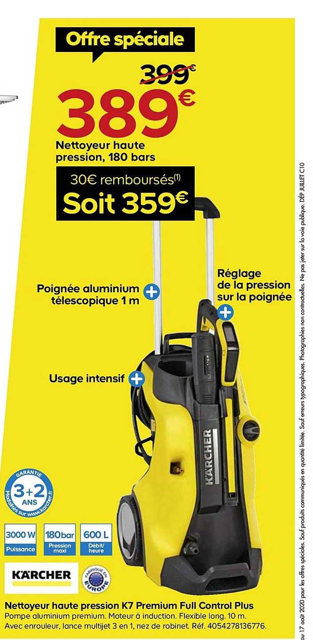 nettoyeur haute pression k7 premium full control+ karcher