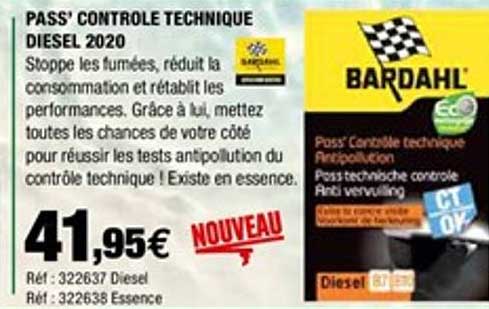 pass' controle technique diesel 2020