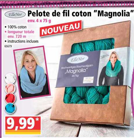 pelote de fil coton magnolia ellenor