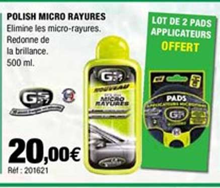 polish micro rayures