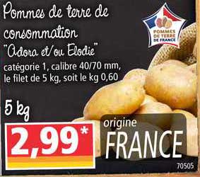 Pommes De Terre De Consommation
