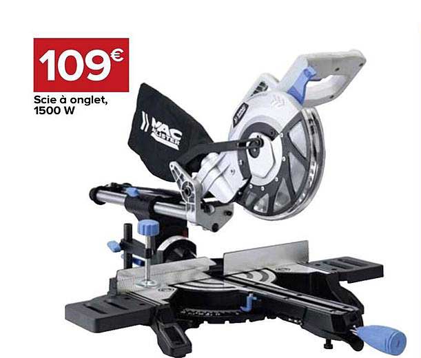scie à onglet 1500 w mac allister