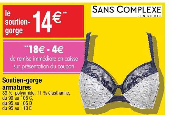 soutien gorge armatures sans complexe lingerie