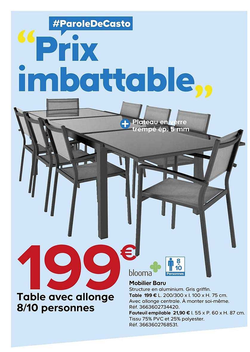 Table Avec Allonge 8 10 Personnes