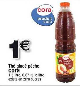 Thé Glacé Pêche Cora