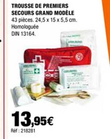 trousse de premiers secours grand modèle