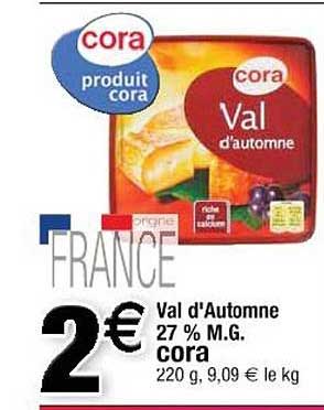val d automne 27% mg cora