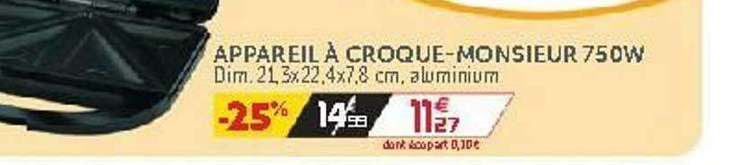 appareil à croque-monsieur