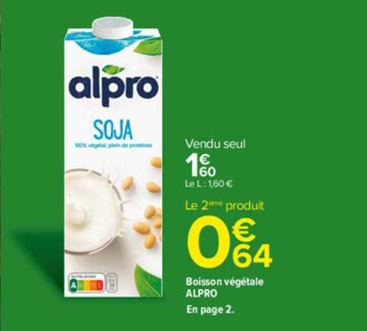 Boisson Végétale Alpro