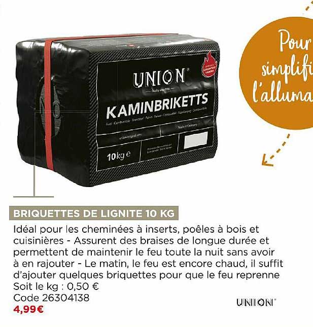 Briquettes De Lignite 10 Kg