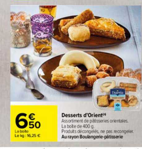 desserts d'orient