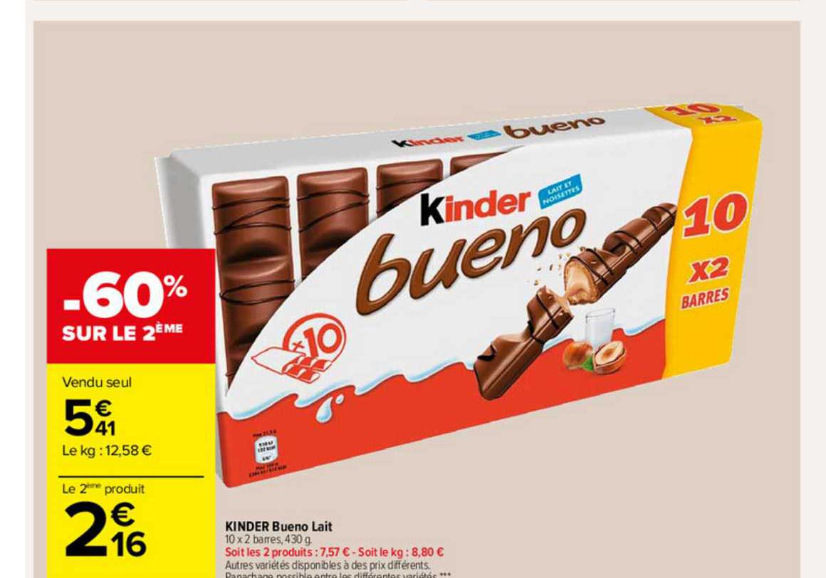 Kinder Bueno Lait