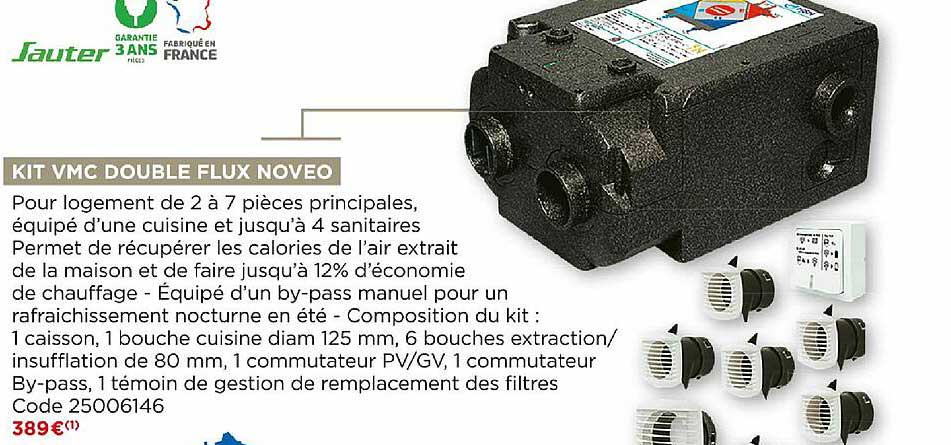 Kit Vmc Double Flux Noveo