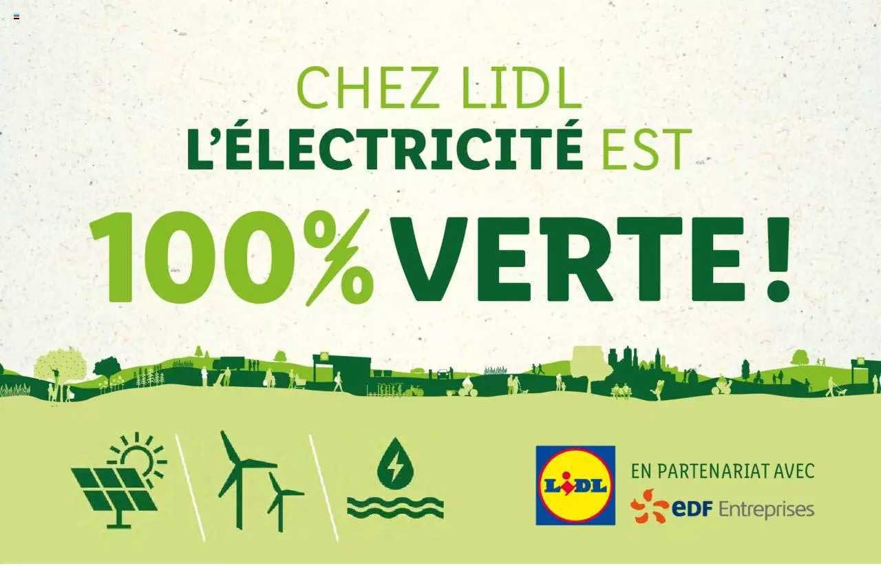 L'électricité Est 100% Verte !