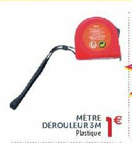 Mètre Dérouleur 3 M