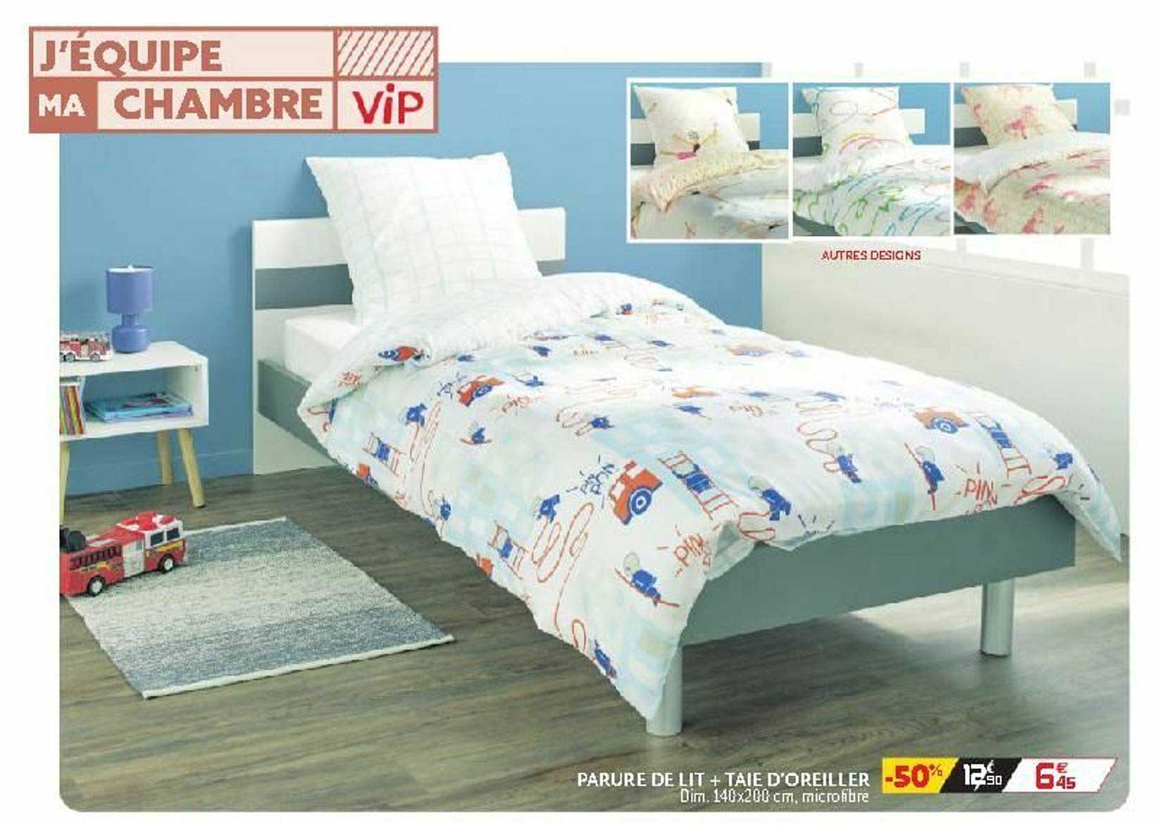 parure de lit + taie d'oreiller