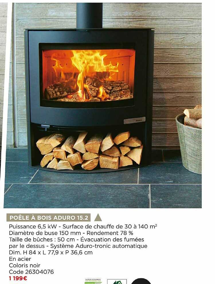Poêle à Bois Aduro 15.2