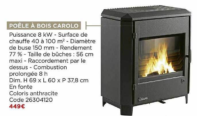 Poêle à Bois Carolo