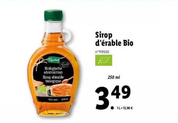 Sirop D'érable Bio