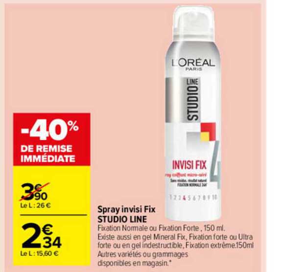 spray invisi fix studio line