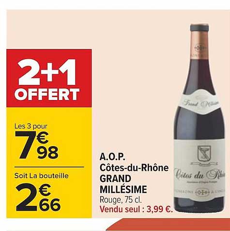 a.o.p. côtes-du-rhône grand millésime