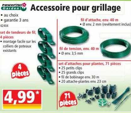 accesoire pour grillage