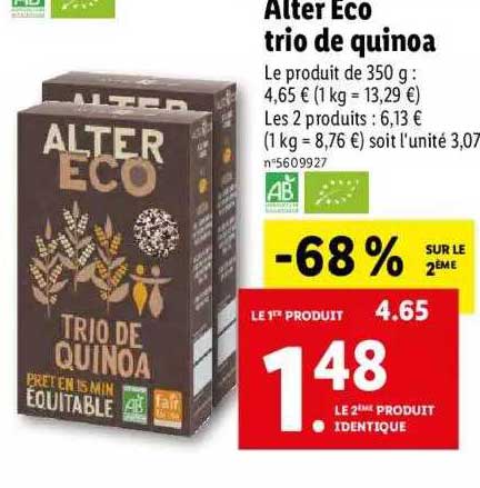 alter eco trio de quinoa
