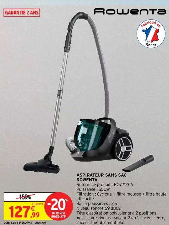 Aspirateur Sans Sac Rowenta