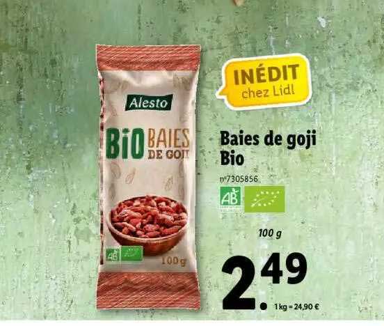 baies de goji bio