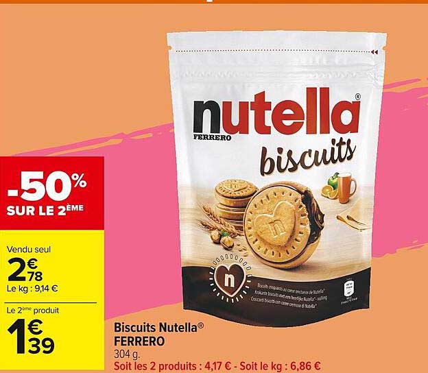 Biscuits Nutella Ferrero