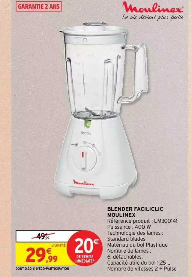 Blender Faciliclic Moulinex