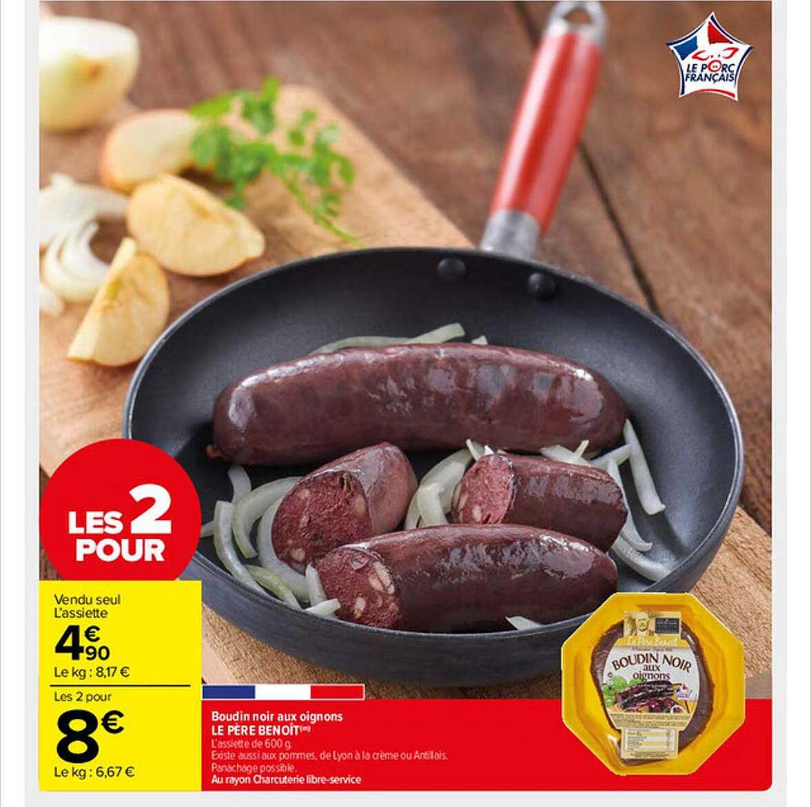 boudin noir aux oignons le père benoît