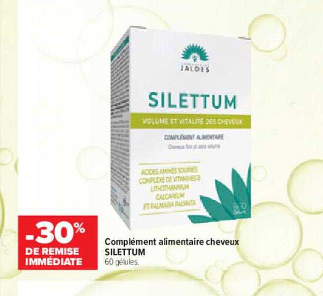 complément alimentaire cheveux silettum