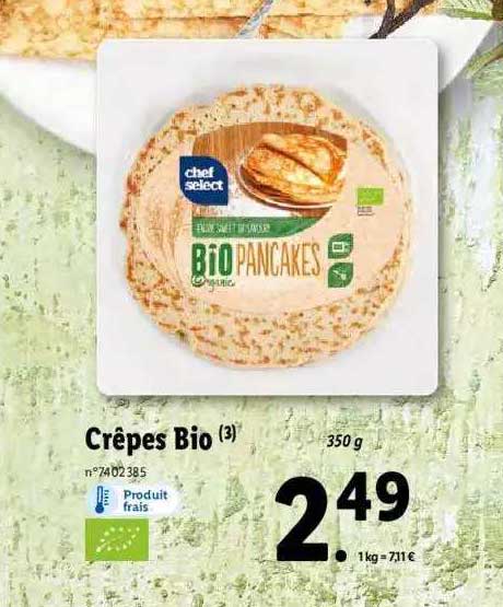 Crêpes Bio Chef Select
