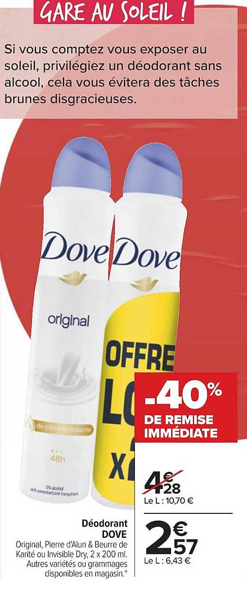 Déodorant Dove
