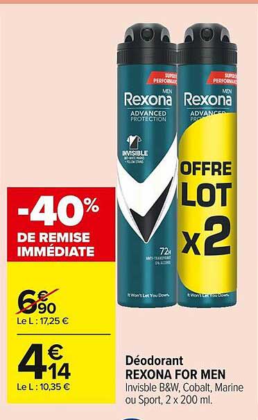 Déodorant Rexona For Men
