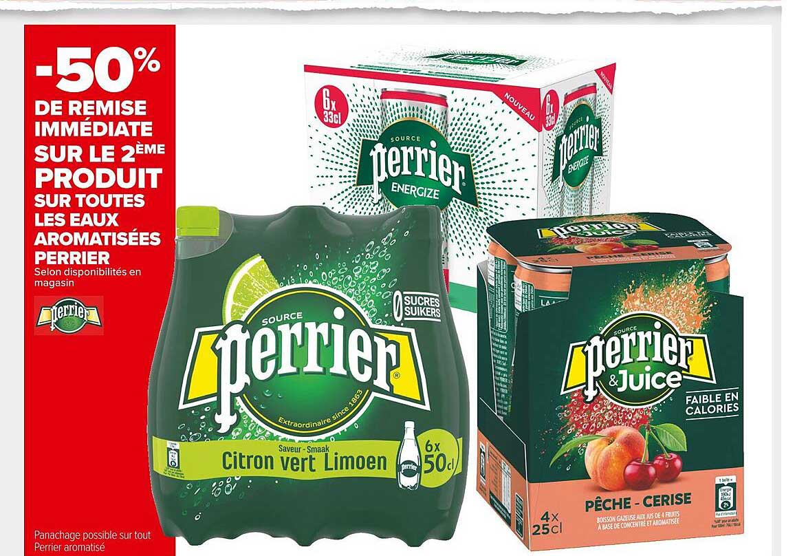 eaux aromatisées perrier