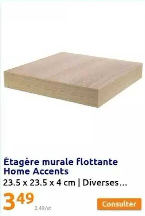 étagère murale flottante home accents