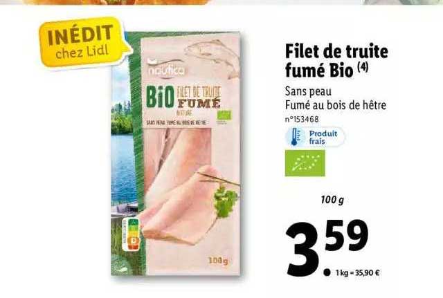 Filet De Truite Fumé Bio