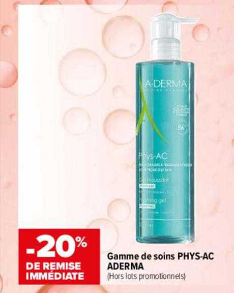 gamme de soins phys-ac aderma