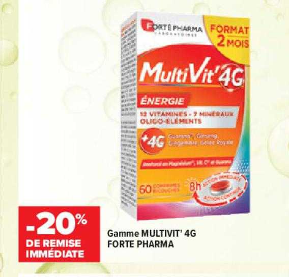 gamme multivit' 4g forte pharma