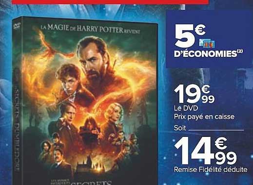 le dvd la magie de harry potter revient