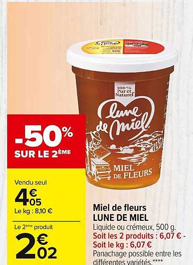Miel De Fleurs Lune De Miel